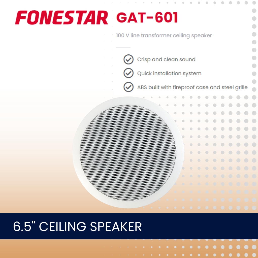 2-Zone Professional Matrix Amplifier Ceiling Speaker Package Up To 64 Speakers Background Music System