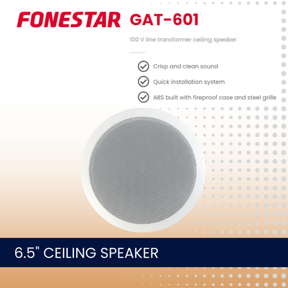 2-Zone Professional Matrix Amplifier Ceiling Speaker Package Up To 64 Speakers Background Music System