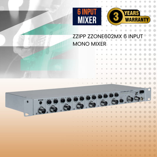 ZZiPP ZZONE602MX 6 input mono mixer